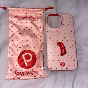 BRAND NEW heart Loopy case limited edition for iPhone 14 Pro Max